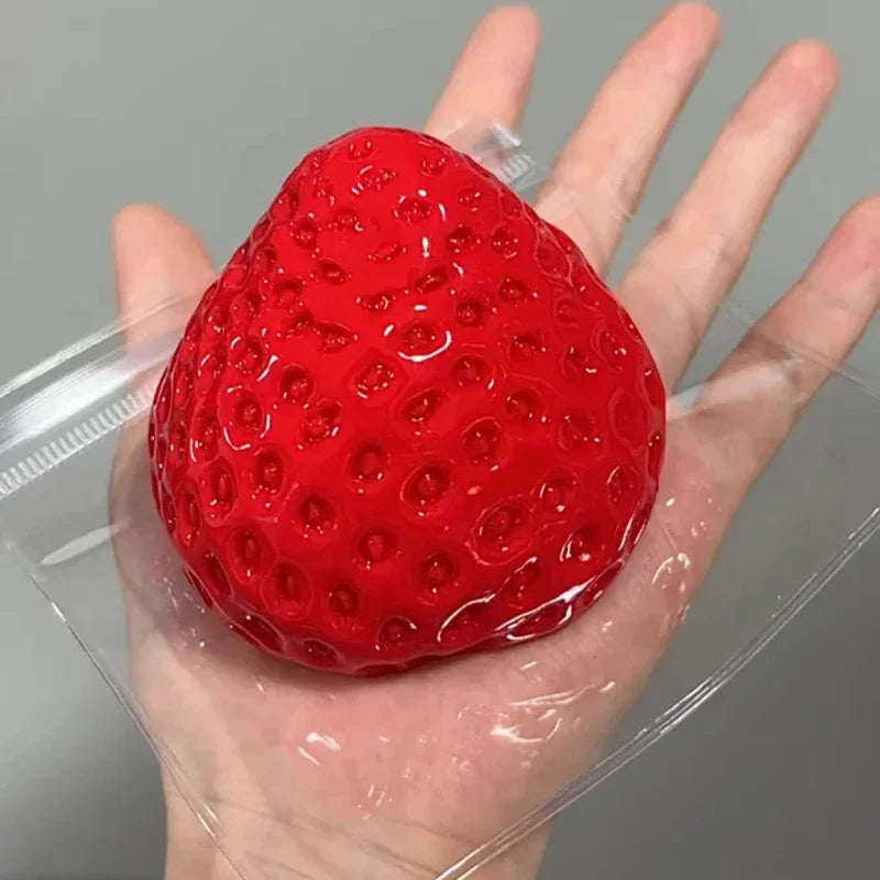 Giant Strawberry Taba Squishy